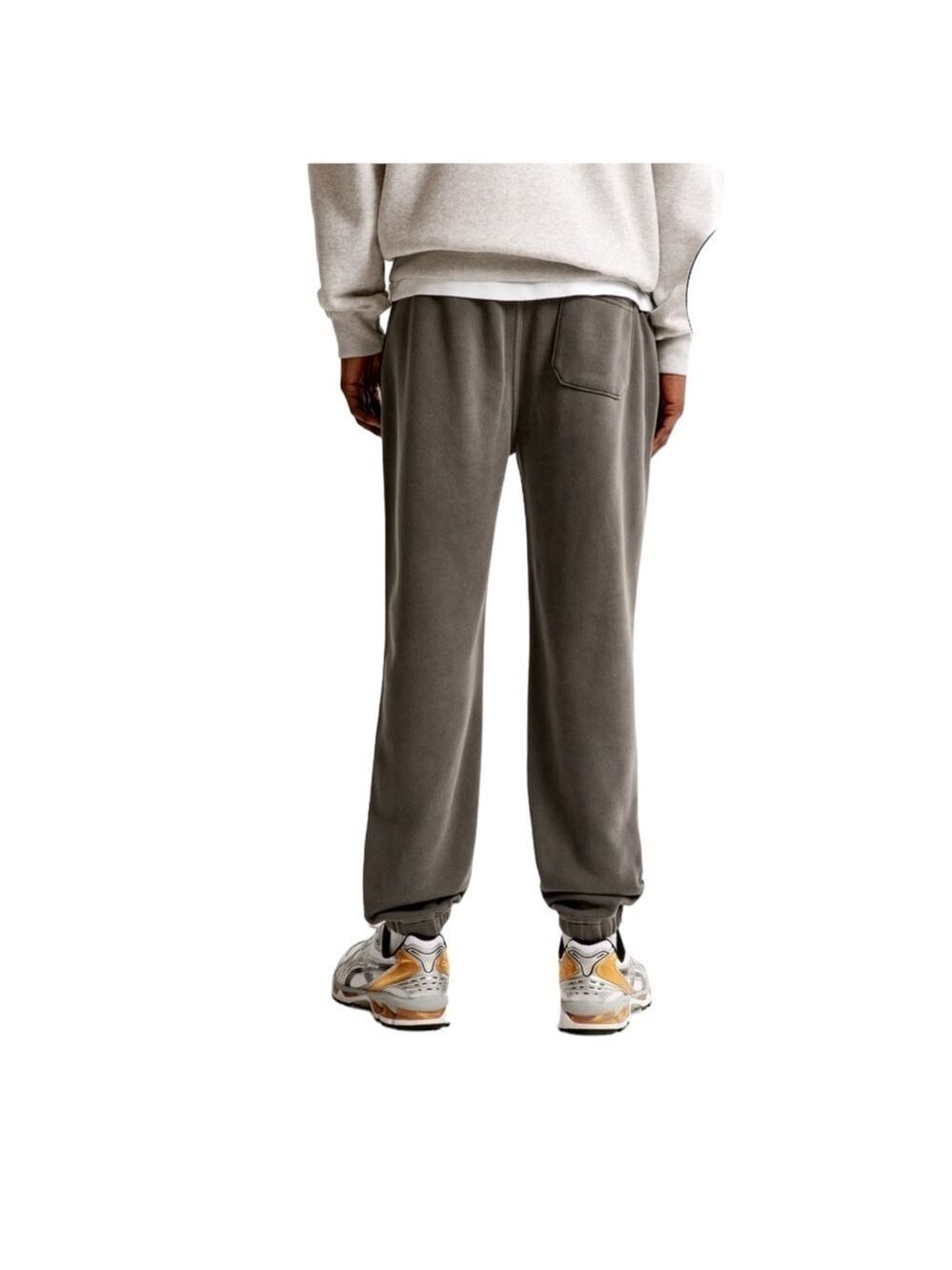 Abercrombie & Fitch Essential Soft Fleece Sweatpant Women Gray Jogger XS - Picture 4 of 11